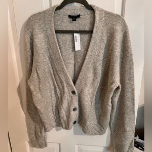 NWT sz XXL J. Crew sparkle rhinestone wool cardigan sweater crystal embellished